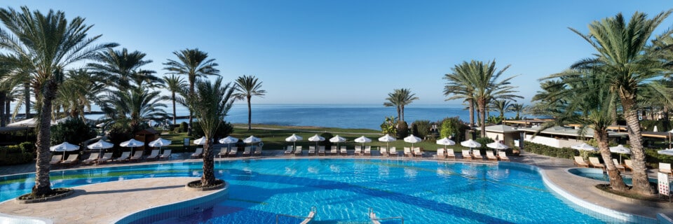 3 ATHENA BEACH HOTEL POOL AND SEA VIEW