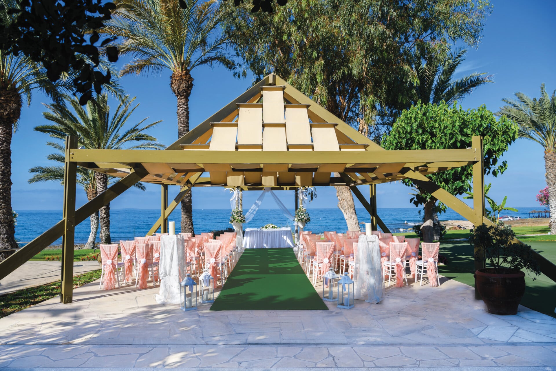 90 ATHENA BEACH HOTEL WEDDING GAZEBO